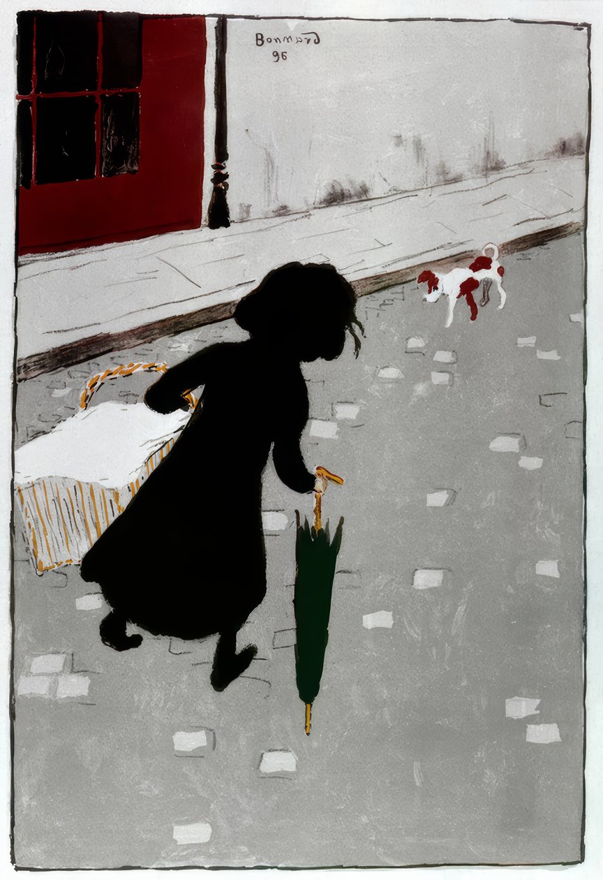 Den lilla tvätterskan av Pierre Bonnard