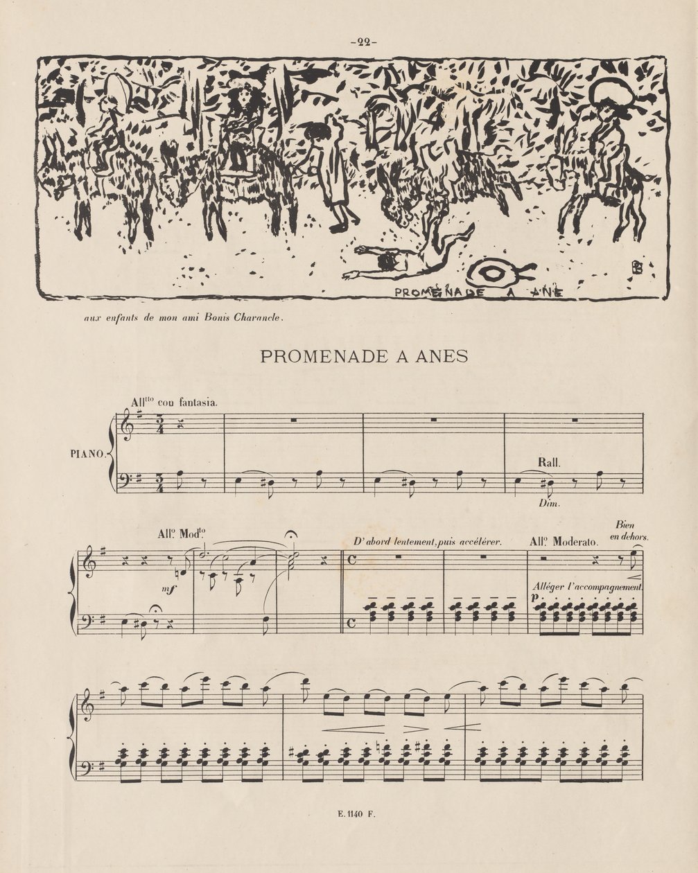 Åsnan, 1893. av Pierre Bonnard