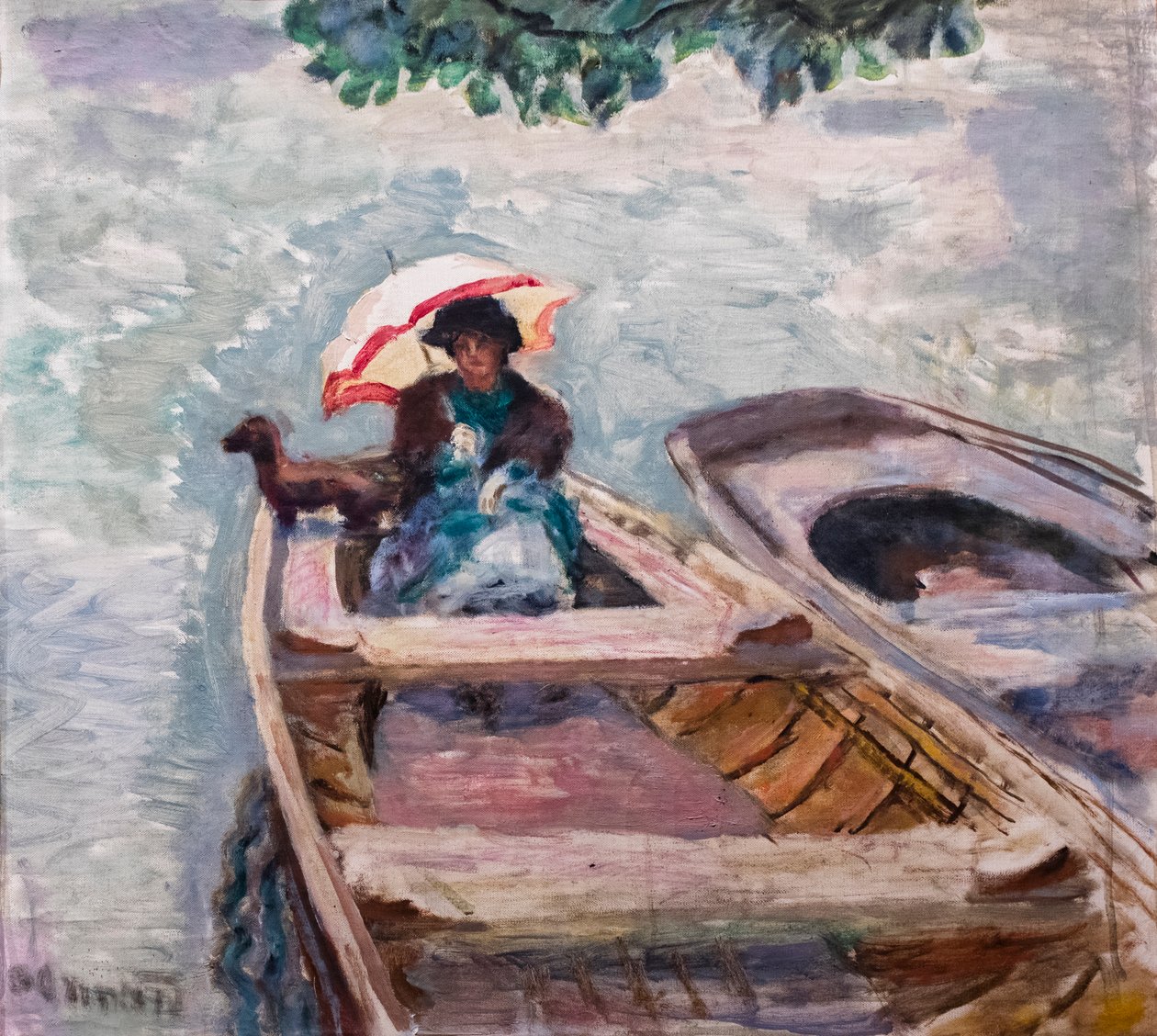 Med båt av Pierre Bonnard
