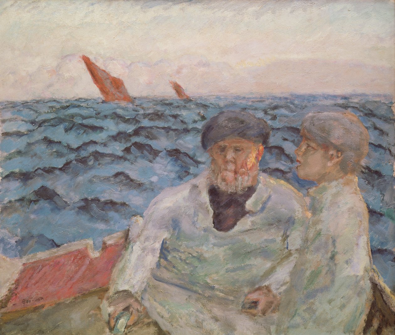 Fiskare i Bretagne, 1907 av Pierre Bonnard