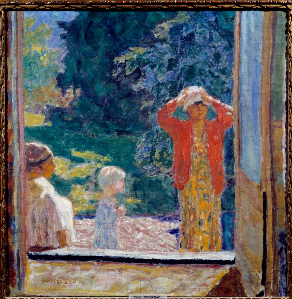 Framför fönstret av Pierre Bonnard