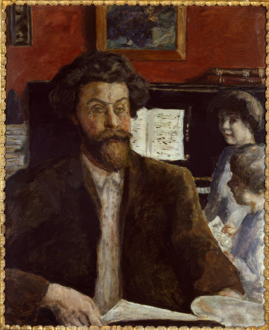Kompositören Claude Terrasse med sönerna Jean och Charles av Pierre Bonnard