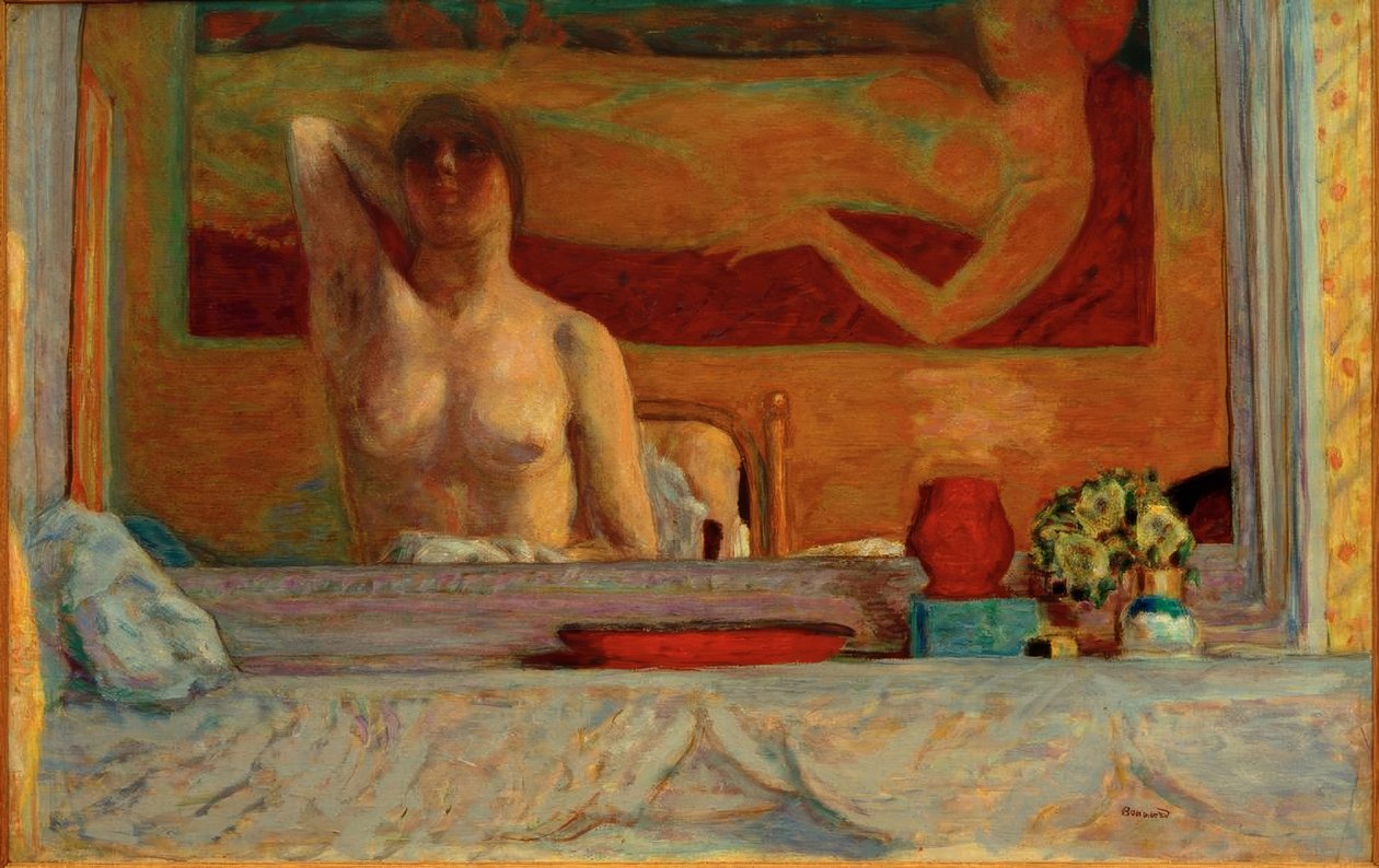 La Cheminée (Kvinna på hennes toalett) " av Pierre Bonnard