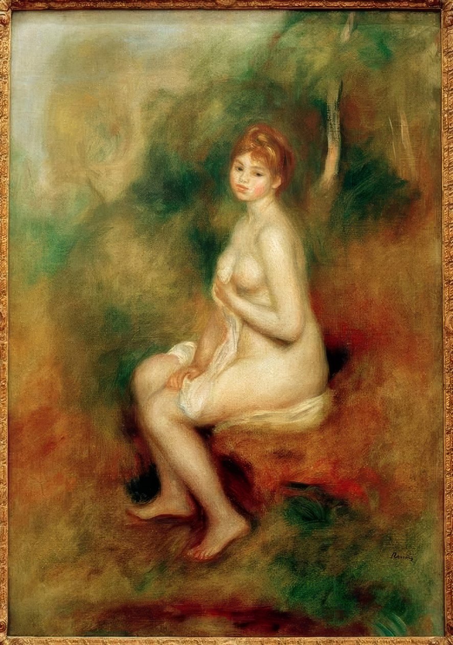 Egretkvinnan av Pierre Bonnard