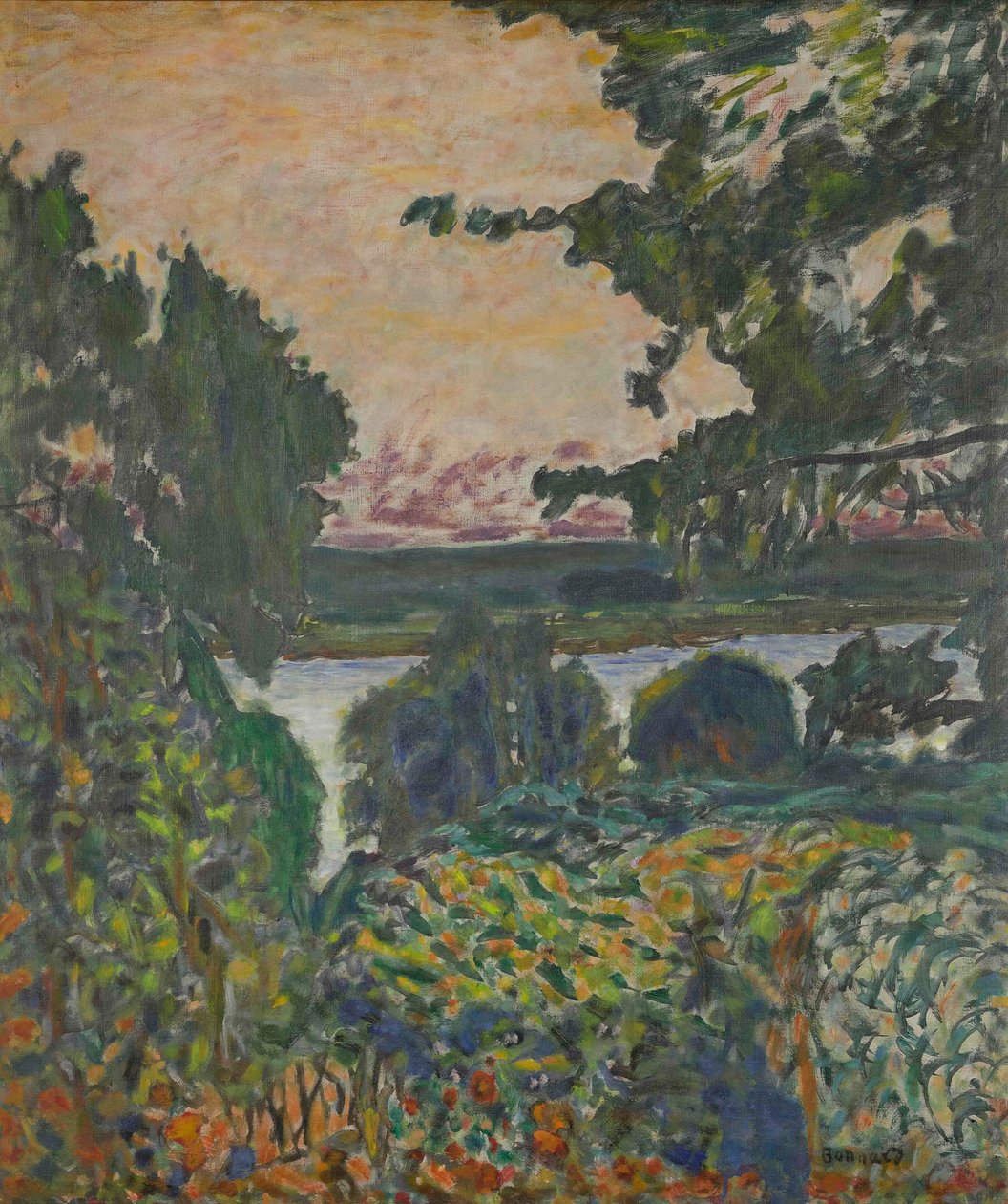 Seinen i Vernon, 1915. av Pierre Bonnard