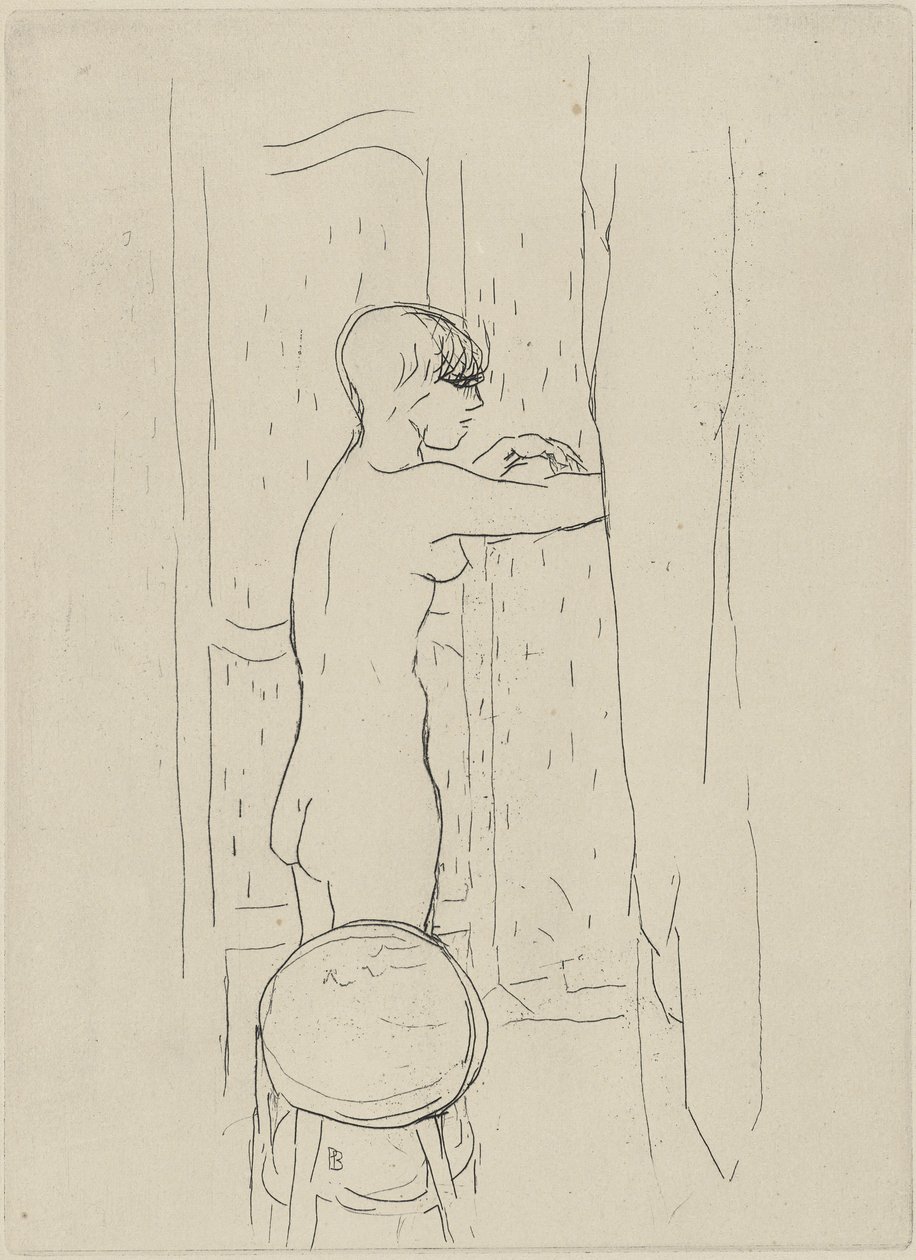 La Toilette (badet) av Pierre Bonnard