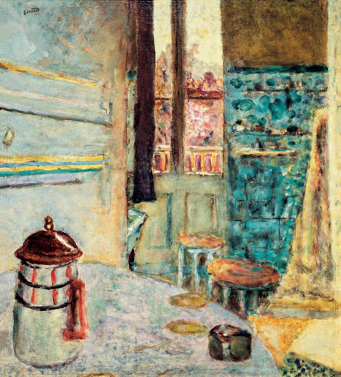 Kaféet, 1937 av Pierre Bonnard