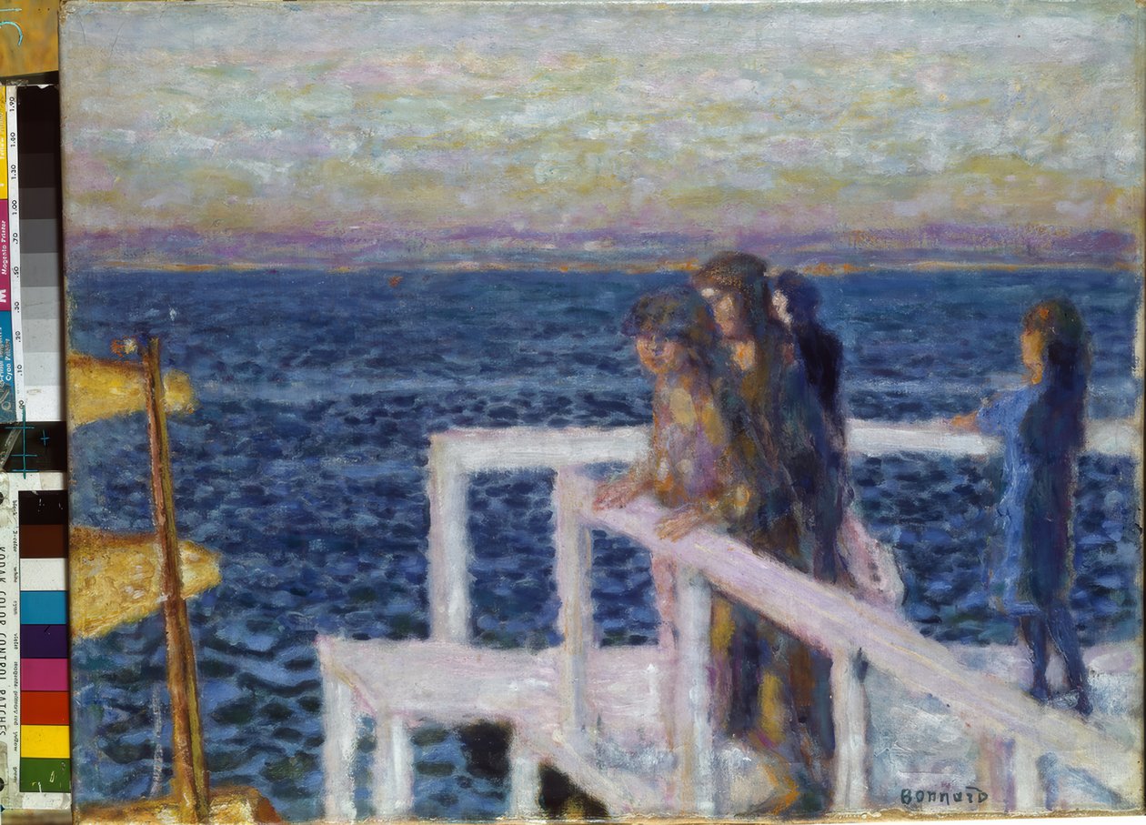Cannes landningssteg av Pierre Bonnard