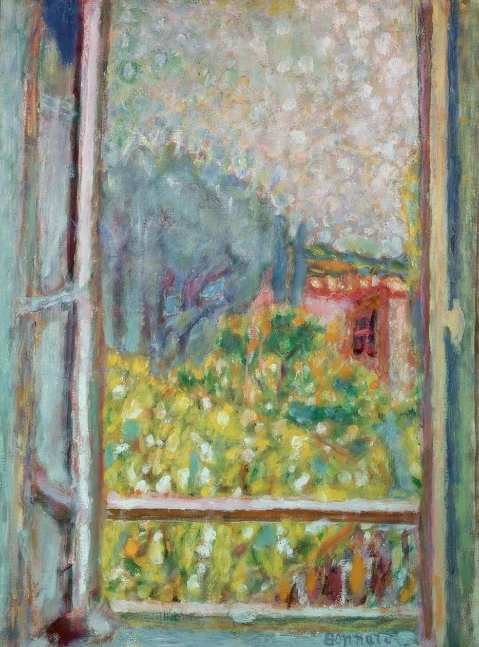 Det lilla öppna fönstret av Pierre Bonnard