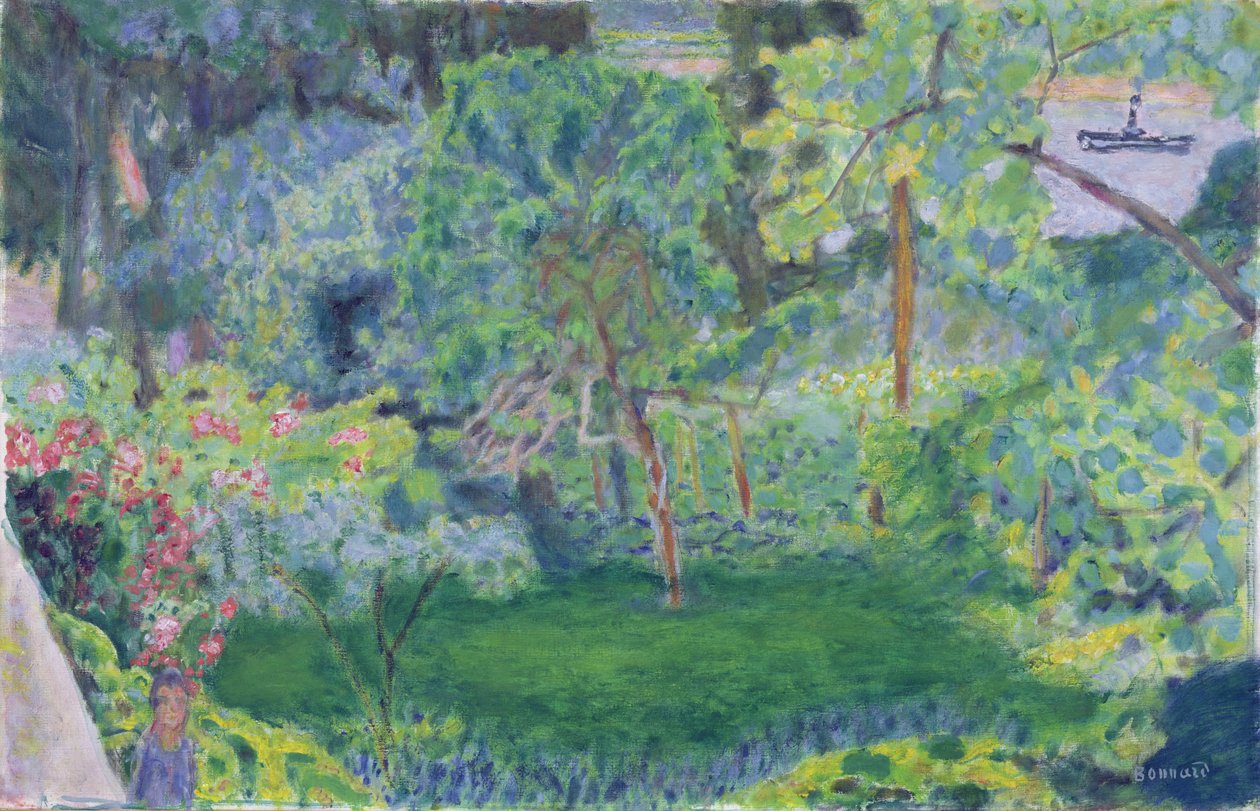 Landskap med pråm, c.1930 av Pierre Bonnard