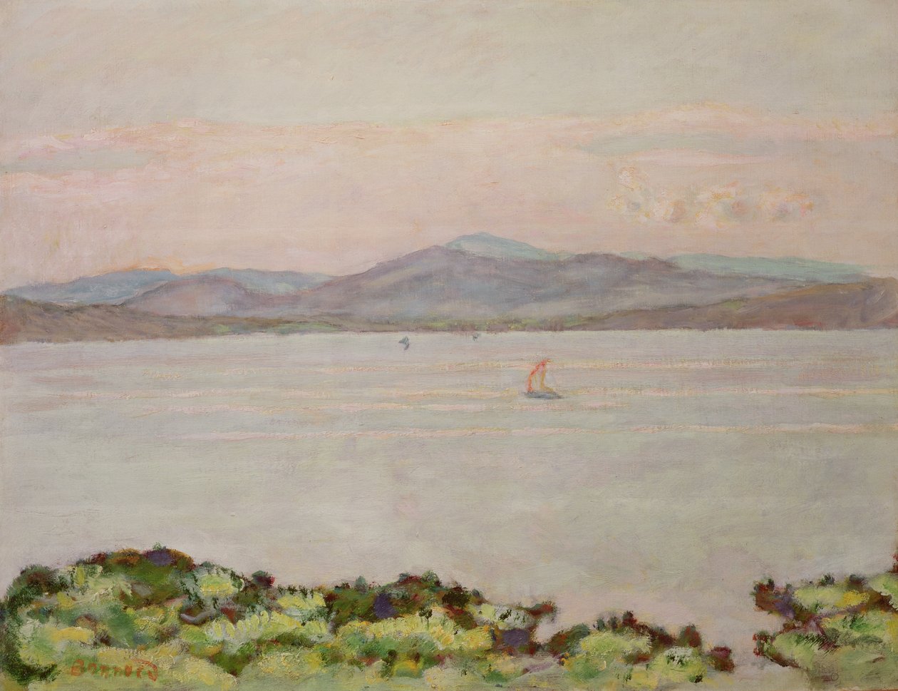 Golfen mellan La Napoule och St. Raphael av Pierre Bonnard