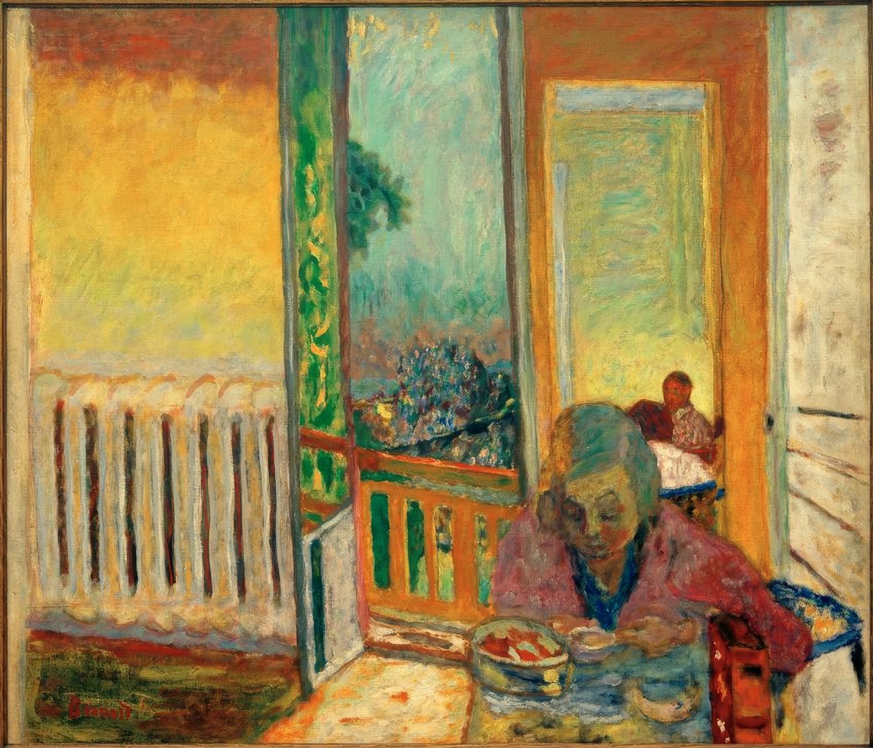 Frukost vid kylaren av Pierre Bonnard