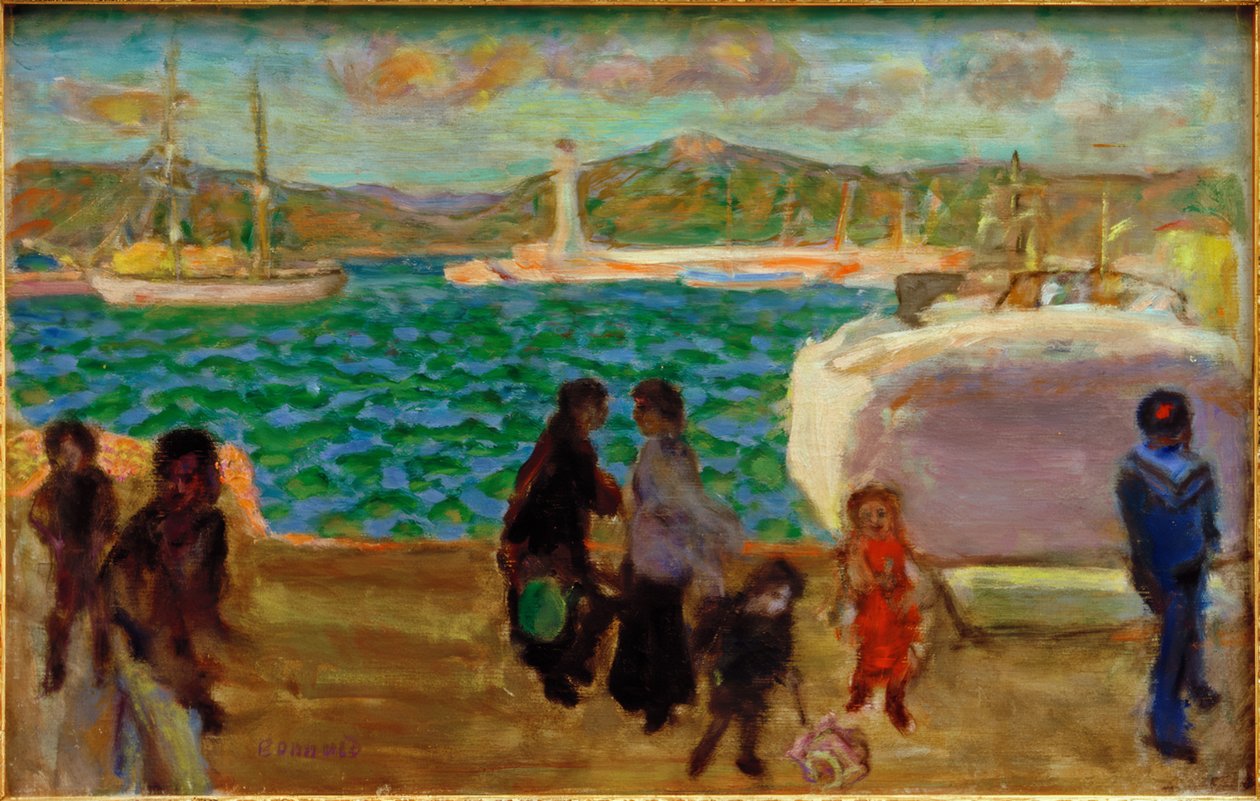 Den dimmiga viken (mistralhimlen) av Pierre Bonnard