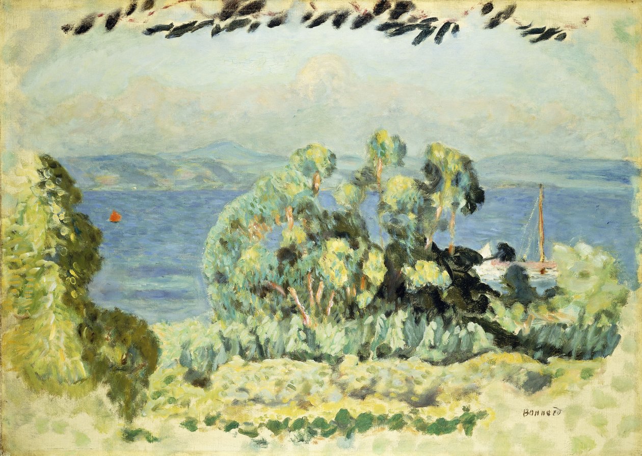 Les Eucalyptus av Pierre Bonnard