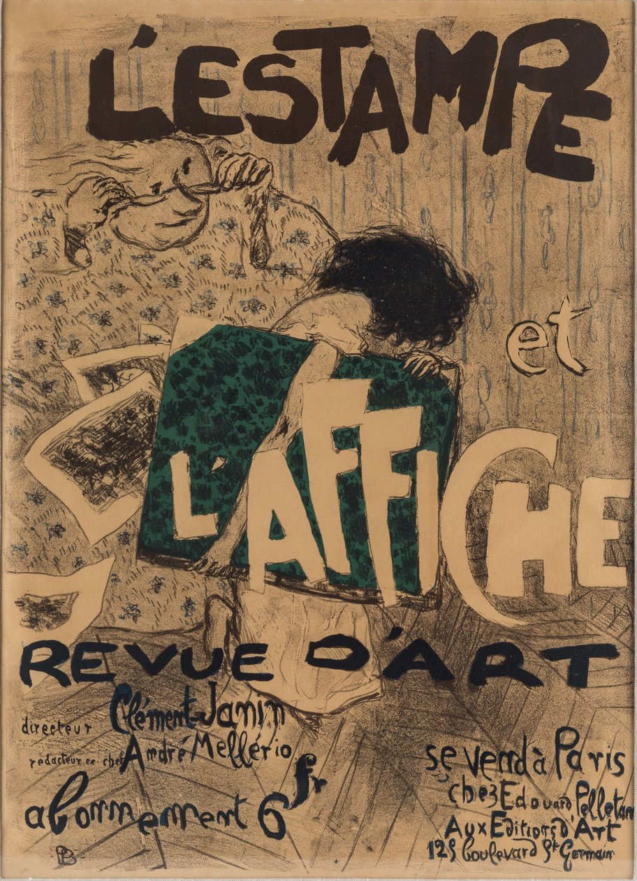 Trycket och affischen, 1897. av Pierre Bonnard