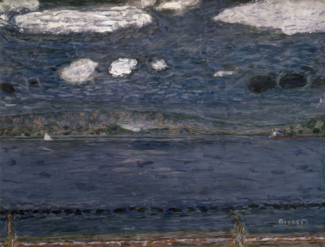 Medelhavet – 1941/44 – 48,3 × 63,2 cm – gouache och penna på papper av Pierre Bonnard