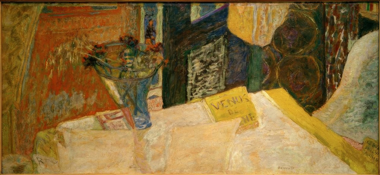 Stilleben med en bukett blommor (La Venus de Cyrene) s av Pierre Bonnard