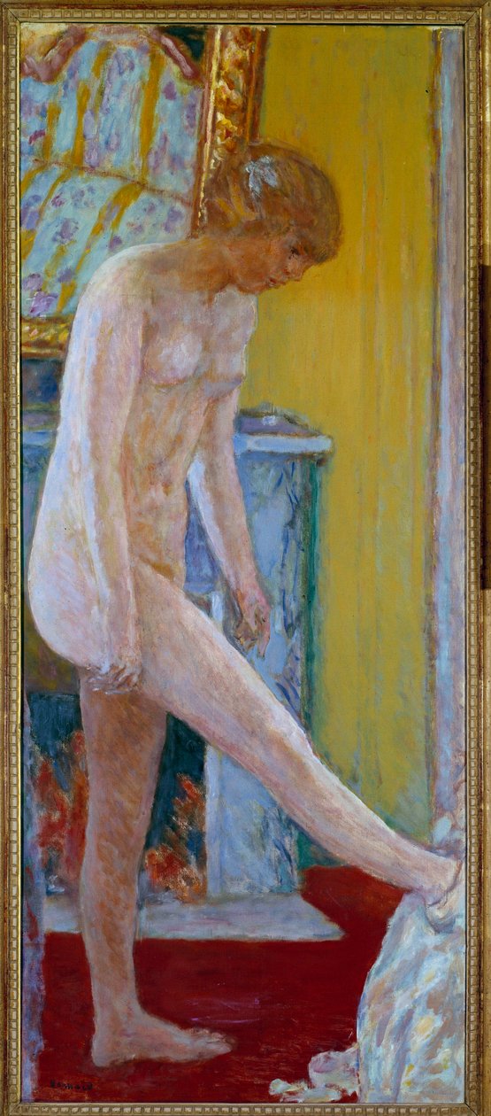 Nu-målning av Pierre Bonnard (1867-1947) 1900-talets Paris, kommunalt museum för modern konst av Pierre Bonnard