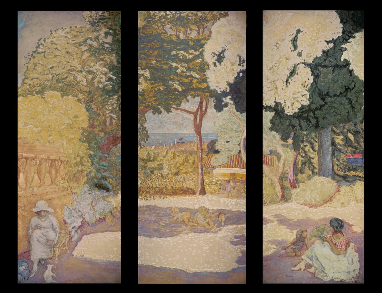 På Medelhavet (triptyk) av Pierre Bonnard