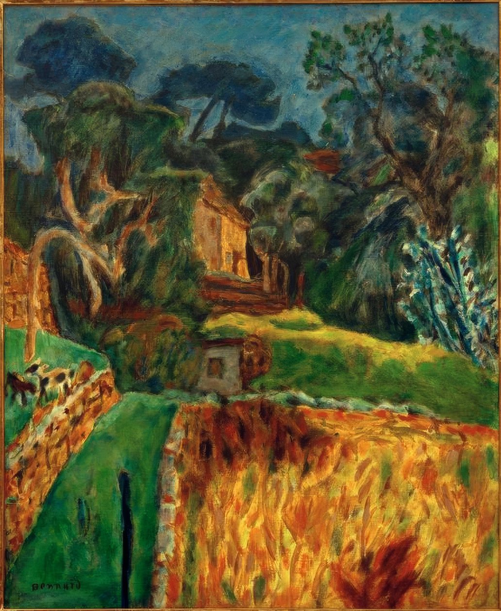 Södra landskapet (gethägn) av Pierre Bonnard