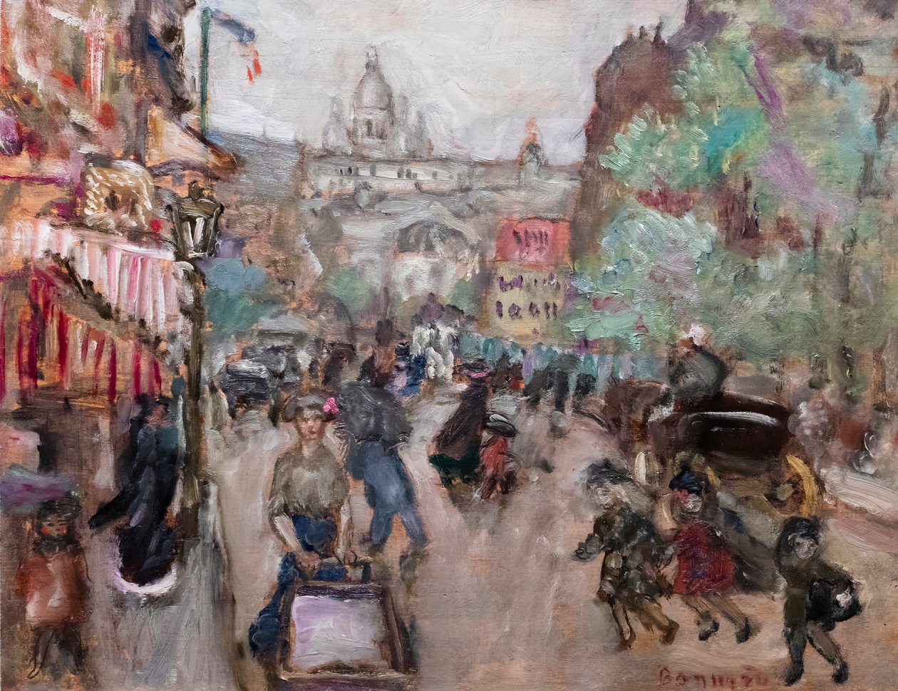 Paris landskap eller Les Batignolles av Pierre Bonnard