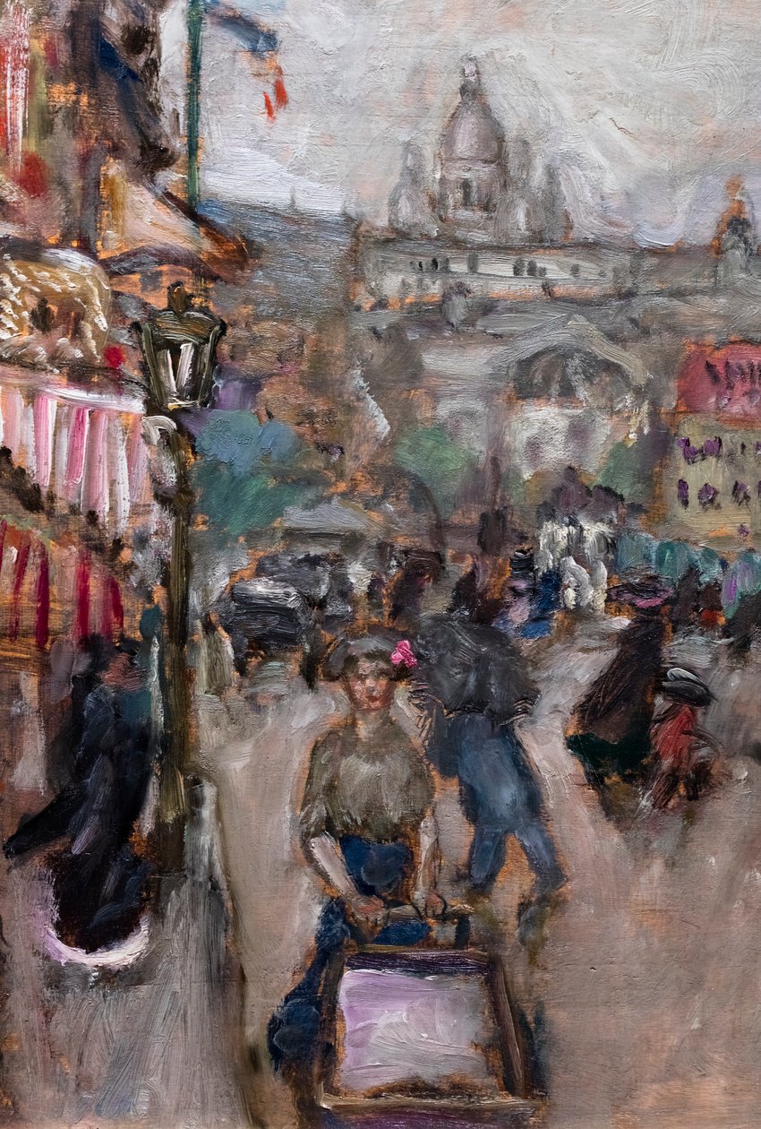 Parislandskap eller Les Batignolles, detalj av Pierre Bonnard