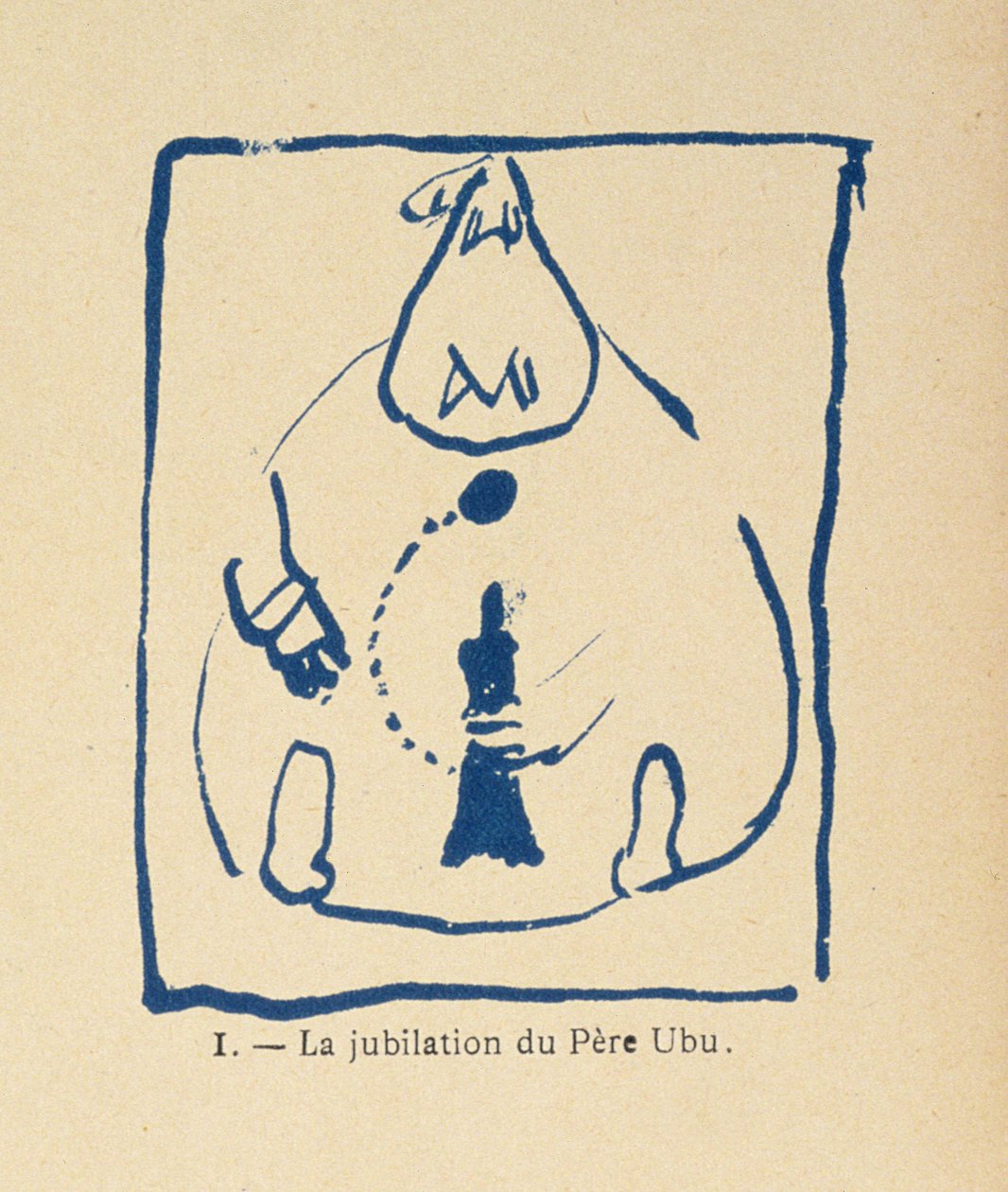 Pere Ubus jubel - från Alfabetet Pere Ubu av Pierre Bonnard
