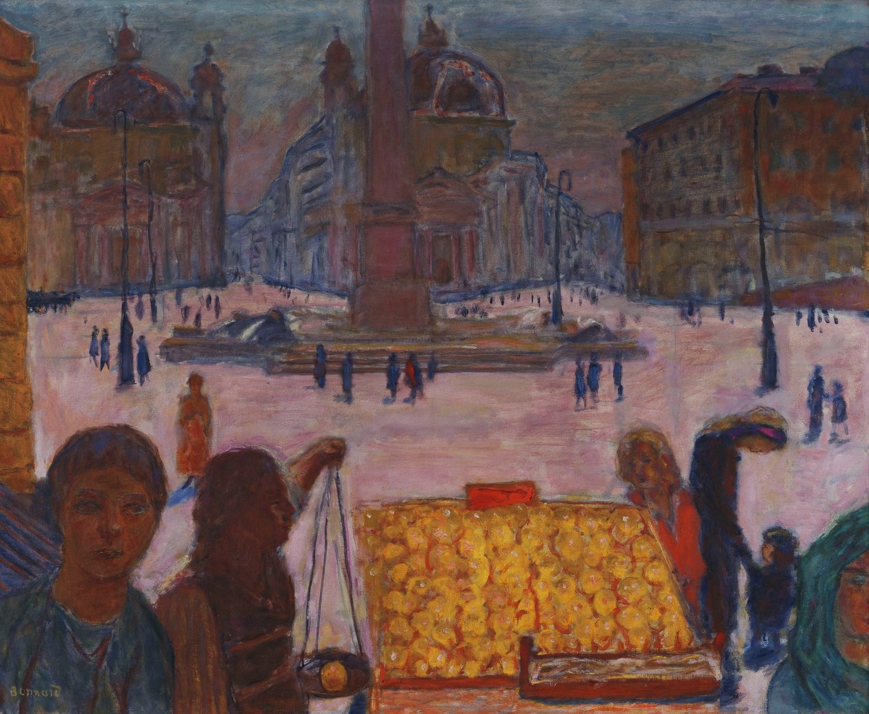 Piazza del Popolo, Rom av Pierre Bonnard