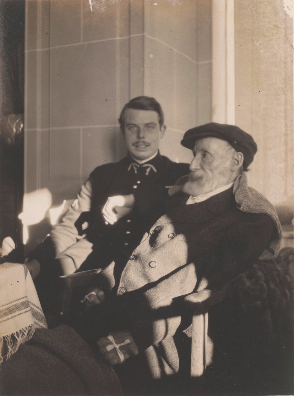 Pierre-Auguste och Jean Renoir, ca. 1916. av Pierre Bonnard