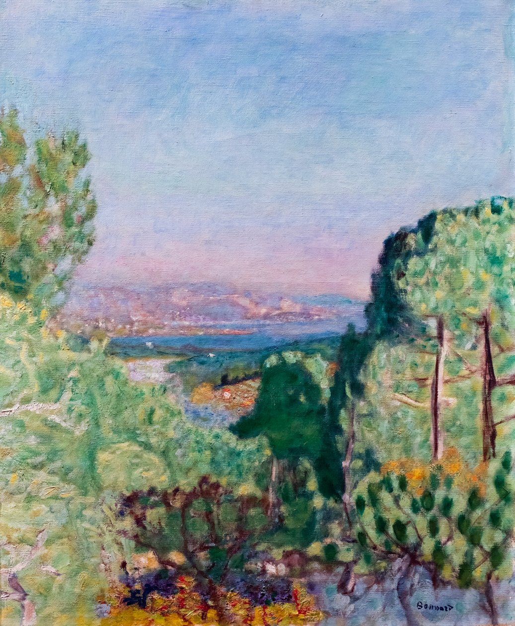 Tallskog, Le Cannet av Pierre Bonnard