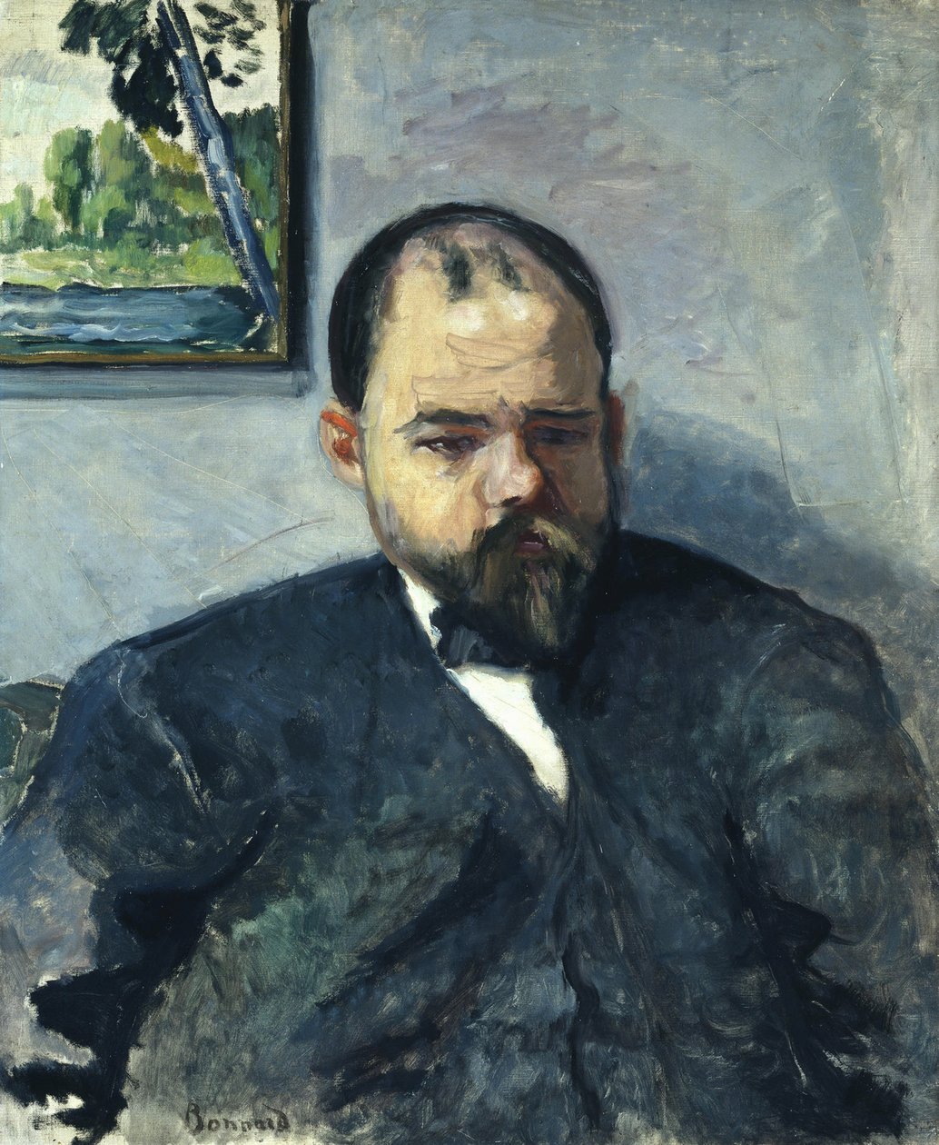 Porträtt av Ambroise Vollard 1865-1939, ca 1904. av Pierre Bonnard