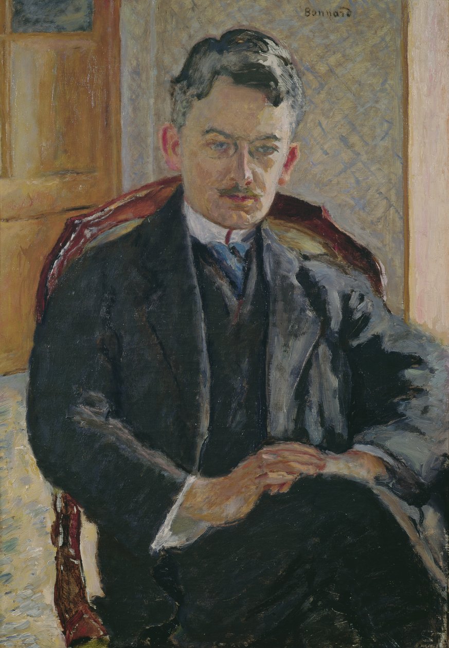 Porträtt av Georges Besson, 1909 av Pierre Bonnard