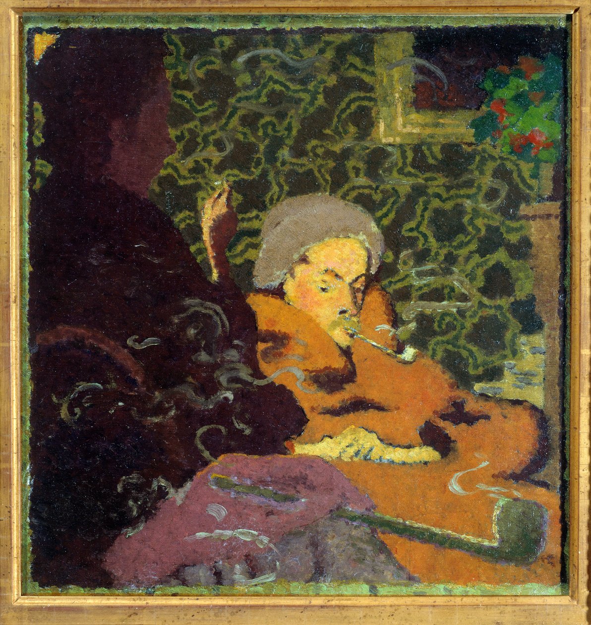 Integritet. Karaktärer som röker pipan av Pierre Bonnard