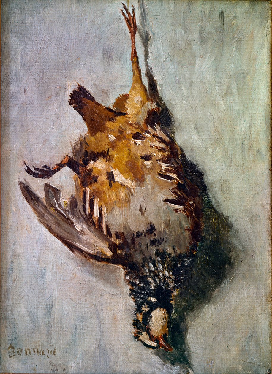 Röd rapphöna av Pierre Bonnard