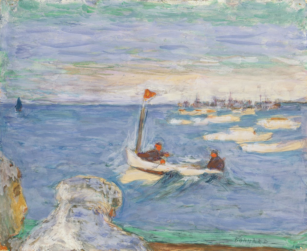 Regatta, ca 1930 av Pierre Bonnard