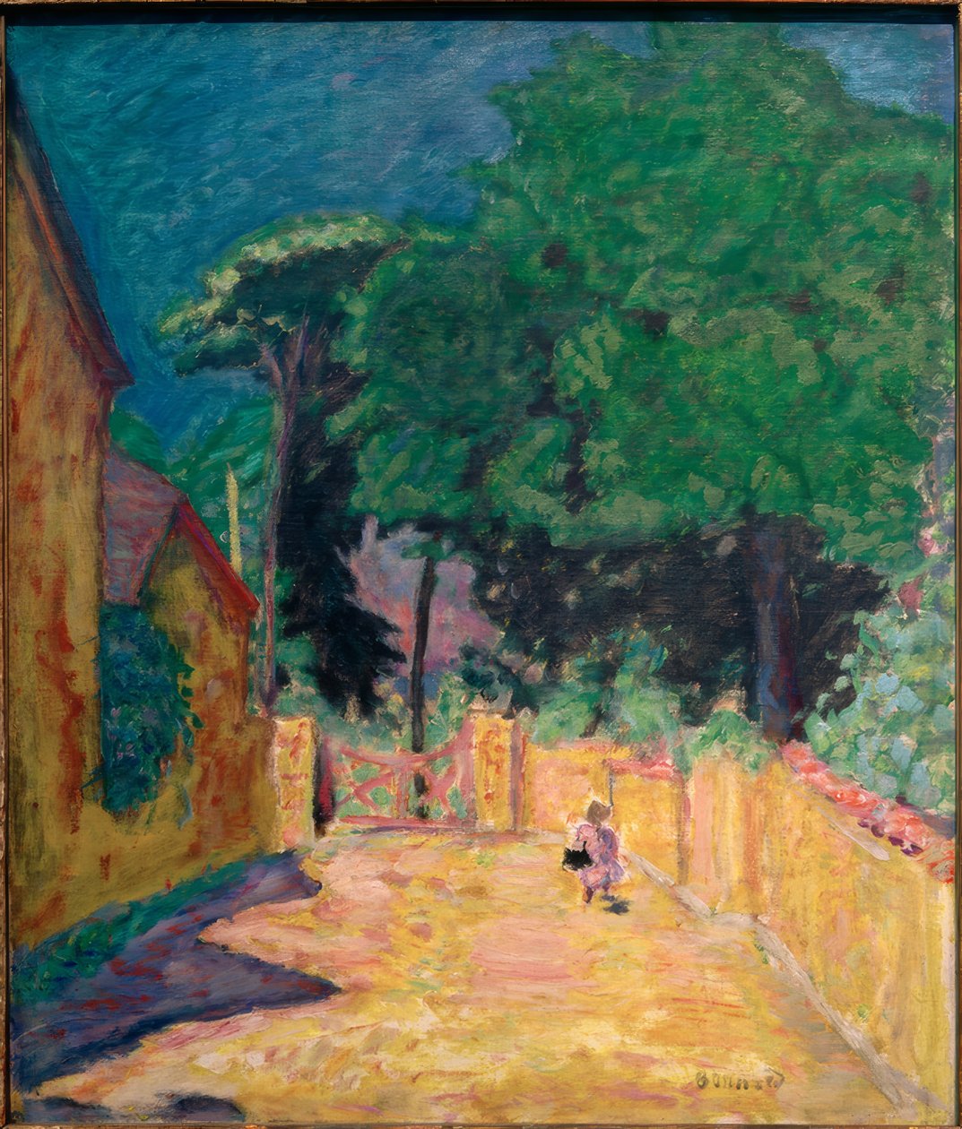 Gränd i Vernonnet av Pierre Bonnard