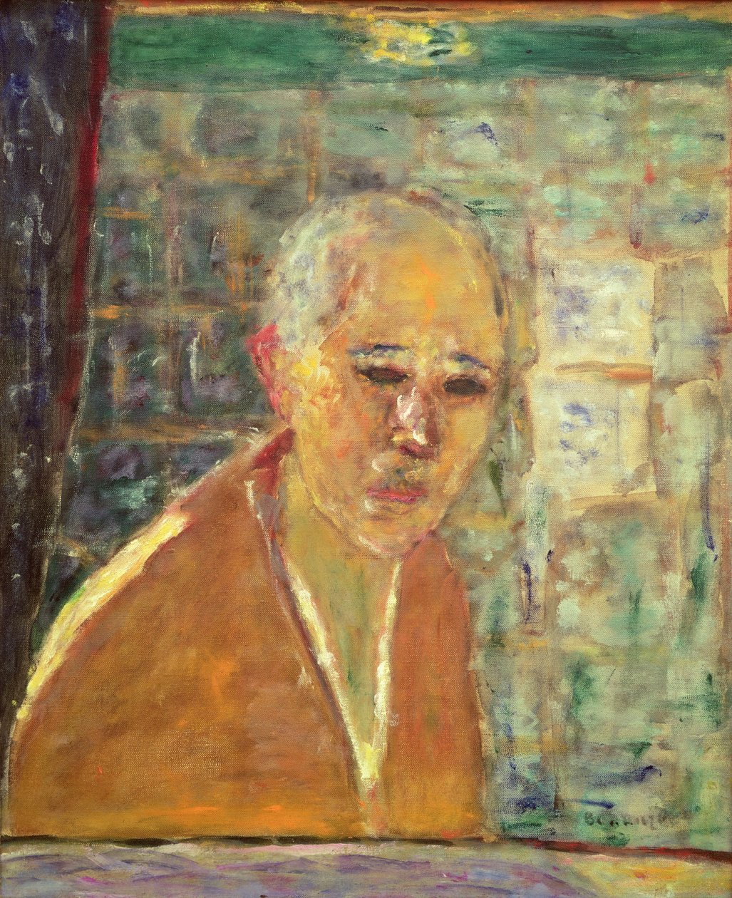 Självporträtt, 1945 av Pierre Bonnard