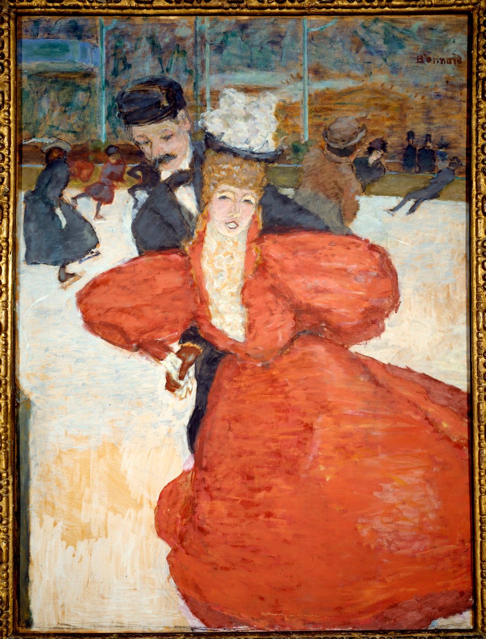 Skridskoåkare av Pierre Bonnard