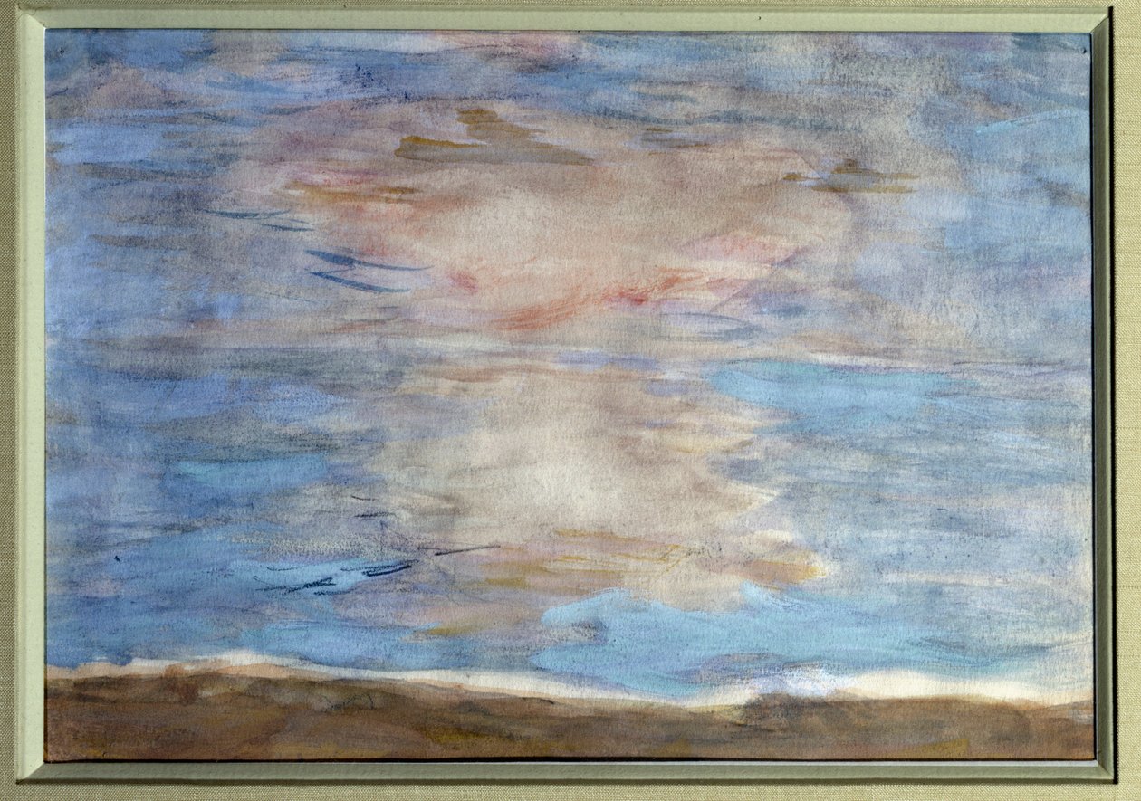 Sky and Sea-målning av Pierre Bonnard (1867-1947) 1900-talets privatsamling av Pierre Bonnard