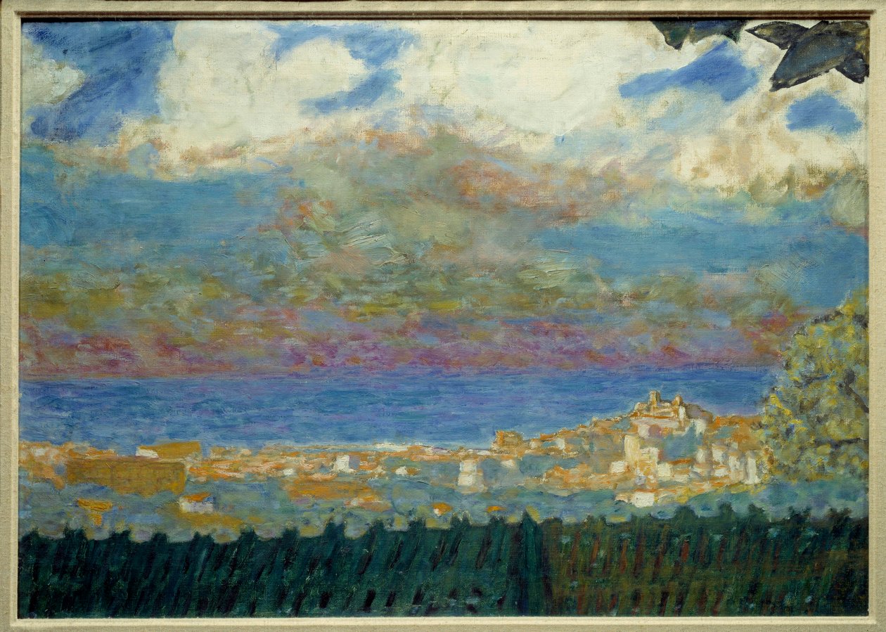 Storm Sky på Cannes Målning av Pierre Bonnard - 1945 av Pierre Bonnard