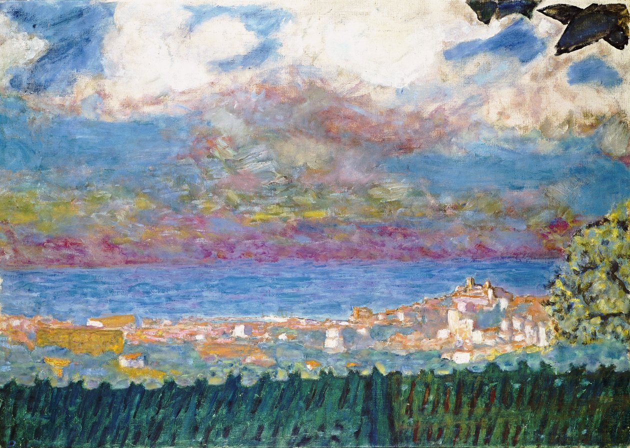 Stormig himmel över Cannes, 1945 av Pierre Bonnard