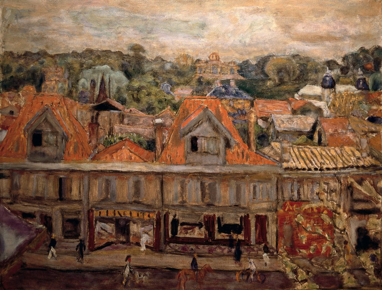 Gatan vid Arcachon. 1930 (olja på duk) av Pierre Bonnard