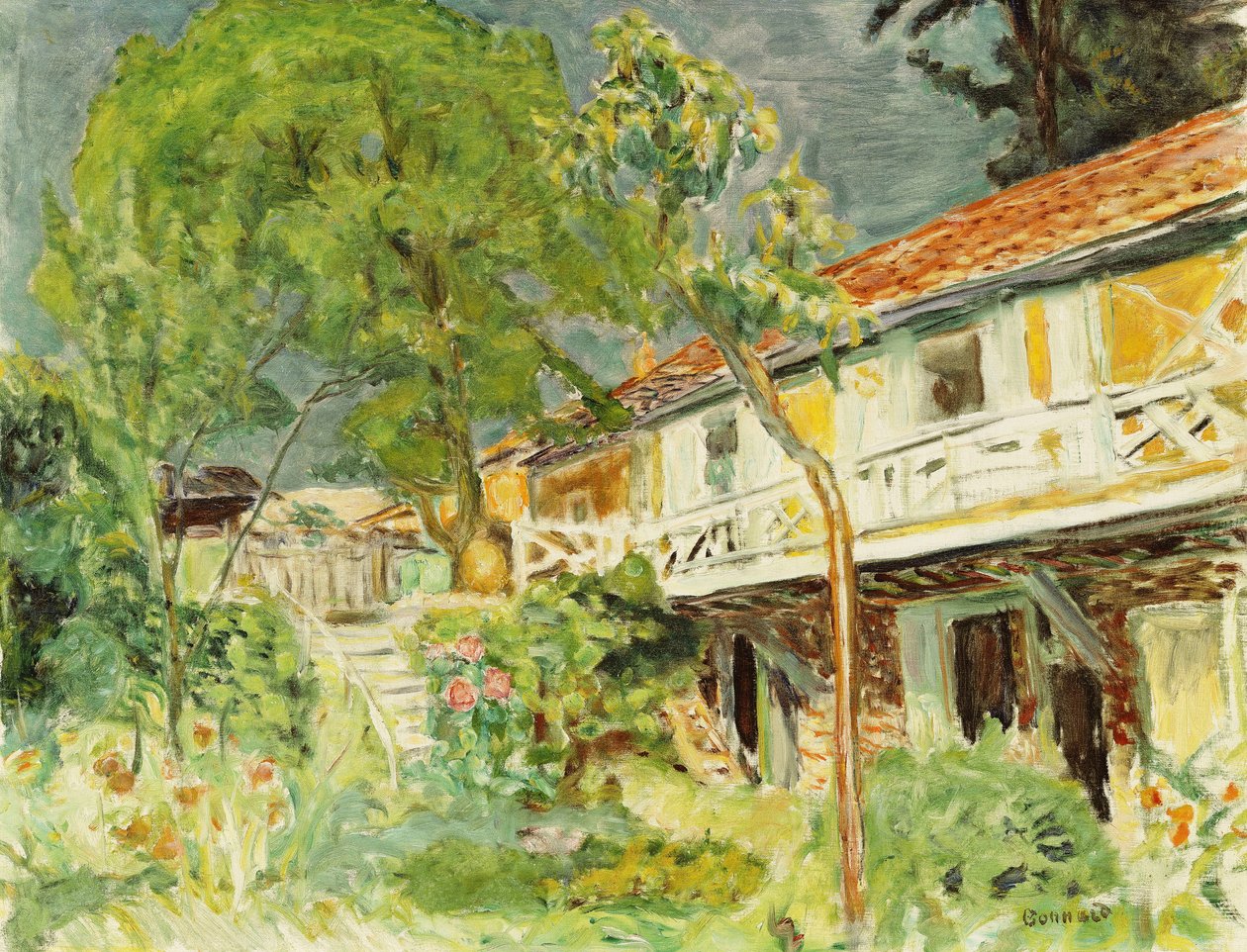 Summer Sky (My Caravan, Vernonnet) av Pierre Bonnard