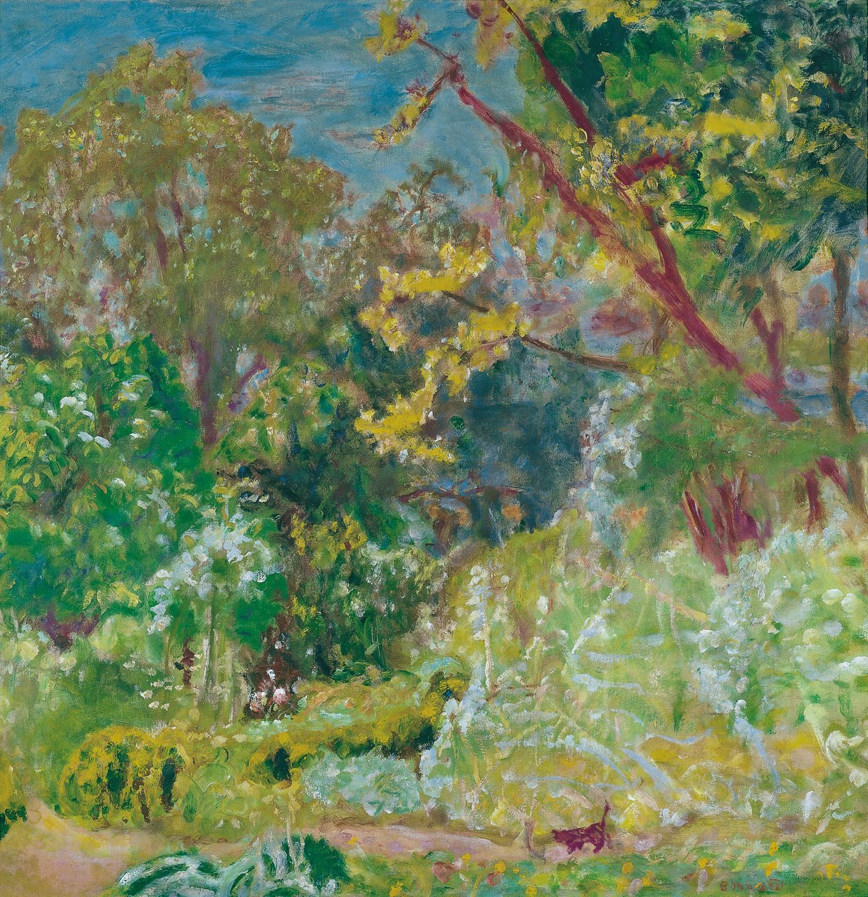Sunlight, 1923 av Pierre Bonnard