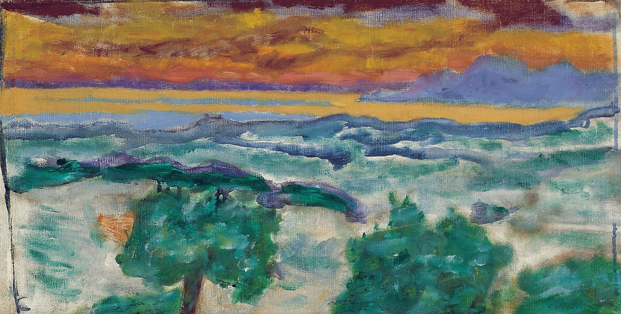 Solnedgång av Pierre Bonnard