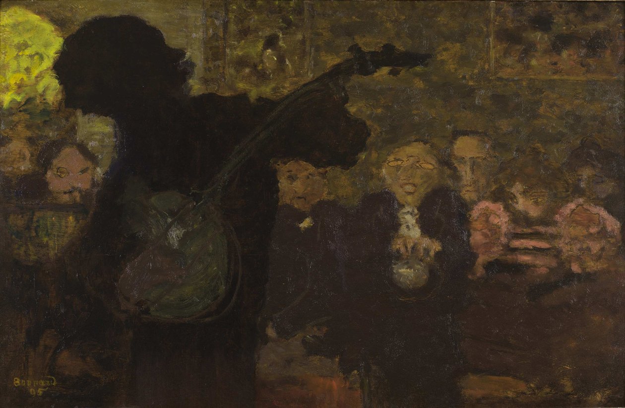 Banjospelaren, 1895. av Pierre Bonnard