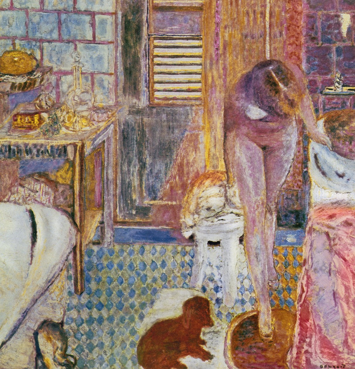 Badrummet, 1932 av Pierre Bonnard