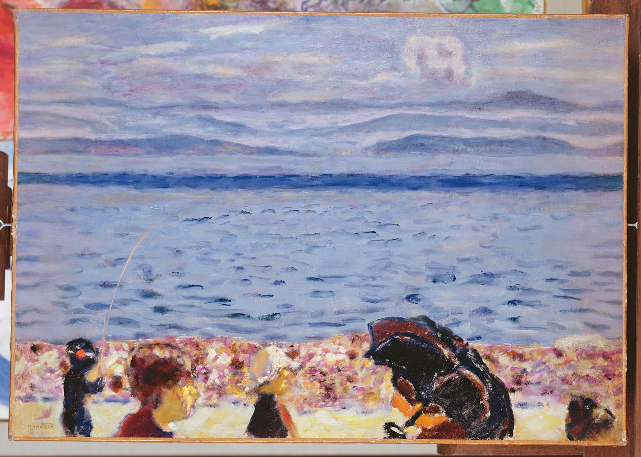 Stranden, Blå havet, ca 1930 av Pierre Bonnard