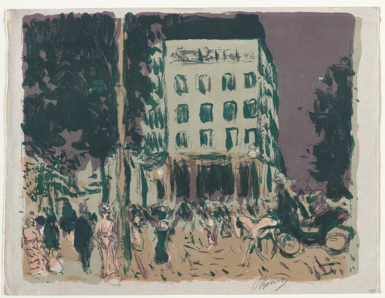 Boulevarderna av Pierre Bonnard