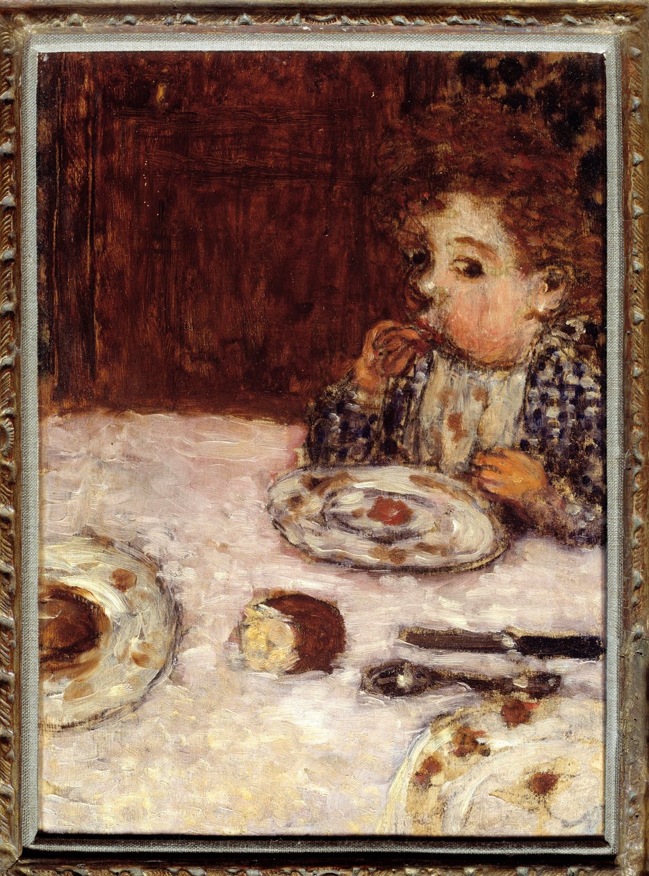 Barnet som lunchade av Pierre Bonnard
